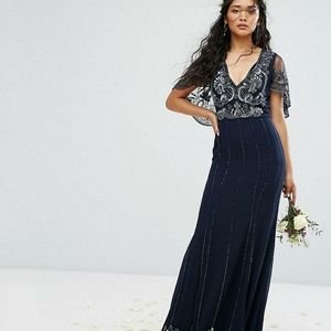 Amelia Rose Frock & Frill Embellished Gown- Sz 16